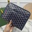 ORI หนังแท้ | Goyard Jouvence MM Toiletry Bag / Goyard Clutch bag กระเป๋าทรงคลัชกะทัดรัด เหมาะสำหรับการเก็บของในแนวตั้งและป้องกันการหกหรือรั่วไหล แคนวาสทำความสะอาดง่าย