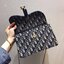 DIOR SADDLE POUCH Blue Dior Oblique Jacquard เกรดออริจินอล ภาพสินค้าถ่ายจากงานขายจริง ใช้งานต่างประเทศได้