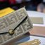 หนังแท้ Fendi Wallet On Chain With Pouches leather mini-bag กระเป๋าสะพายข้างทรงเหลี่ยมตกแต่งด้วยโลโก้ Fendi กระดุมแป๊ก มาพร้อมกระเป๋าด้านในแบบถอดได้ถึง 2ใบ สุดคุ้ม พร้อมสายโซ่และสายสปอร์ตถอดออกได้ ไอเท็มนี้ไม่ควรพลาดเลยค่าา