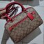 COACH F83607 ROWAN SATCHEL IN SIGNATURE CANVAS กระเป๋าทรงหมอนยอดฮิต คลาสสิคใช้งานได้ไม่มีเบื่อ มาครบสีขายดี ด้วยรูปทรงสวยงาม และใช้งานได้อย่างกระฉับกระเฉง วัสดุหนังแคนวาสเคลือบลาย ทนทาน ภายในโล่งกว้าง มีช่องซิปและแบ่งสัดส่วนได้ลงตัว บอกเลยว่าสาวๆพลาดไม่ได