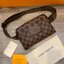 พร้อมส่งที่ไทย!! ที่นี่ที่เดียว LOUIS VUITTON Damier Ebene Brooklyn Bum Bag Louis Vuitton BeltBag กระเป๋าคาดอก คาดเอวสุดหรู งานหนังแท้ มีจำนวนจำกัดนะคะ