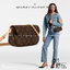 ORI หนังแท้ | LV Ivy chain wallet Bag กระเป๋าสะพายใบเล็ก ดีไซน์กระเป๋าสตางค์โซ่ โดดเด่นด้วยลาย Monogram Reverse Canvas เอกลักษณ์ของ Maison มอบลุคใหม่สดใส