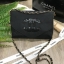 Chanel Envelope Cosmetic Bag With Chain VIP Gift With Purchase (GWP) VIP. gift แท้จาก Chanel Cosmetic Counter ดีไซน์รูปซองจดหมาย วัสดุ Nylon & Polyester 100% อยู่ทรงสวยอด้านหน้า ประดับโลโก้แบรนด์วิ๊งๆ สวยหรูดูดี เปิดปิดด้วยฝาปิด พร้อมซิปแบรนด์อะไหล่ทอง ซั