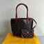 ori GOYARD saint louis mini tote reversible bag / GOYARD ANJOU TOTE MINI กระเป๋าทรงโท้ตมินิ ใช้ได้สองด้านเป็นหนังแท้เกรดดีทั้งใบ ทำให้การใช้งานได้ทนทานกว่า พิมพ์ลายคมชัด ขนาดกำลังน่ารัก ภายในโล่งกว้าง ใส่ของได้เยอะพอสมควรเลยค่ะ ดีไซน์ทรงสวยน่าใช้ แค่ถ