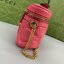 GUCCI GG MATELASSE TOP HANDLE MINI BAG กระเป๋าสะพายไซส์มินิพร้อมสายโซ่สีชมพู หนังแท้ เกรดออริจินอล 1:1 เกรดดีสุด สลับแท้