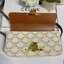 CELINE TRIOMPHE SHOULDER BAG VIP ดีไซน์ยอดนิยมสไตล์สาว LISA ทรงเหลี่ยมหนังSaffianoสวยหรูอยู่ทรง