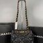 Chanel Black Lambskin Quilted Small Shopping Shoulder Bag / CHANEL SMALL TOTE SHOPPING BAG กระเป๋าสะพายคลาสสิก ดีไซส์เรียบสุดหรู จุของได้เยอะ เกรดวีไอพี 1:1 เกรดดีสุด ผ่านทุก ตม ใช้งานต่างประเทศได้