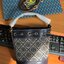 TORY BURCH T MONOGRAM JACQUARD MINI BUCKET BAG พร้อมส่งค่ะ! กระเป๋าทรงถังสุดฮิต ไม่ว่าลุคไหนๆก็สุดชิวว วัสดุผ้าJacquard+หนังแท้ ได้คลาสสิคมากๆค่ะ