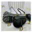 DIOR Mini Saddle Bag with Strap Blue Dior Oblique Jacquard / Black Grained Leather กระเป๋าสะพายทรงอานม้าเอกลักษณ์ของแบรนด์แห่งตำนานความหรู