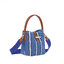 LONGCHAMP ROSEAU ESSENTIAL RAYÉ Bucket bag S - Blue สำหรับใครที่ต้องการกระเป๋าแบบใช้งานได้ในหลาย ๆ โอกาส สีสันกระเป๋าสามารถแมทช์ได้ง่ายกับเสื้อผ้า Longchamp รุ่นนี้สามารถตอบโจทย์ เป็นกระเป๋าที่ขนาดกำลังพอดี