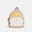 COACH MINI COURT BACKPACK IN SIGNATURE WITH PEAR ((c8258)) 🌈สวยกันก่อนใคร วางน้องไม่ลงเลยจริงๆค่าา😍 พร้อมส่ง! กับกระเป๋าสะพายหลังแบบมีหูหิ้วในตัว บอกก่อนเลยว่าหนังของน้องทั้งนิ่ม ทั้งสวย อย่างดีเลยค่ะ