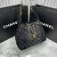 ORI หนังแท้ | 25cm CHANEL 25 Small Handbag Spring-Summer 2025 กระเป๋าสะพายรุ่นใหม่สุดฮอตแห่งปี หนังแท้ลายเกรน ที่สุดแห่งความไอคอนิก มาพร้อมใบเล็ก อะไหล่สีทองสวยหรู