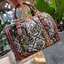 TORY BURCH T MONOGRAM JACQUARD EMBROIDERED DUFFLE คอลใหม่ล่าสุด สวยพร้อมเสิร์ฟแบบไม่ต้องรอพรีฯ ลายโมโนแกรมสุดคลาสสิคที่ถูกดีไซน์รังสรรค์ด้วยงานปักสุดชิค น่าใช้ใจฟูแค่แรกเห็น!! วัสดุ jacquard woven สลับหนังแท้ หูจับในตัว และพร้อมไปเลยกับสายสะพายข้าง ที่จะถ