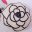 Chanel Umbrella VIP Gift- Black and Beige Camellia With Gift Box Vip Gift Chanel ของแท้ 100% ร่มพับระบบออโต้พรีเมี่ยมจาก Chanel Cosmetic Counter สำหรับกันฝนกันแดด ปกป้องทั้งแดดและฝนพกพาสะดวก ใช้งานง่ายด้วยปุ่มกดออโต้ มาพร้อมปลอกร่ม ภาพถ่ายจากสินค้าจริง สว