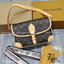 LV Diane Bag Monogram canvas กระเป๋าสะพายมัลติฟังก์ชั่น ดีไซน์น่ารักน่าใช้ วัสดุหนังแคนวาส มีสายมาให้ถึง 2 แบบ สายหนังคล้องไหล่ได้ และสายสปอร์ตครอสบอดี้ได้ ปรับเปลี่ยนใช้ตามลุคแต่ละวันได้เลย ตอบรับทุกโอกาสของสาวๆได้ง่าย แมทช์ได้ทุกลุคจ้า