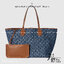 GUCCI Totissima tote bag in blue GG denim กระเป๋าสะพายทรงโท้ทเดนิมสัญชาติอิตาลี่ สวยเท่ผู้ดีลัคชูในใบเดียว ใหม่ล่าสุด กลับด้านใช้ได้ 2 ด้านสวยเริ่ดมากๆ