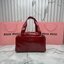 ORI หนังแท้ | Miu Miu Leather top-handle bag กระเป๋าสะพายทรง keepall เรียบแต่ฟาด หรูหราทุกองศา ใครเห็นก็ต้องเหลียว