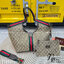 Gucci Giglio medium tote bag กระเป๋าทรงสะพายทรงโท้ท ดีไซน์ใหม่ล่าสุด สวยหรู่เท่มาก มาพร้อมใบเล็กเข้าเซ็ท พร้อมสายสะพายยาวเขียวแดงเป็นเอกลักษณ์
