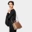 CHARLES & KEITH DOUBLE ZIP STRUCTURED BAG กระเป๋าถือหรือสะพายรุ่นใหม่ลชนช็อป ขนาดกำลังดี หนังเรียบสวยอยู่ทรงด้านหน้ามีโลโก้แบรนด์ เปิดปิดด้วยซิป ภายในกว้างจุของได้เยอะ ใส่ Ipad กระเป๋าสตางค์ หนังสือ ของใช้ได้จุ มาพร้อมสายสะพายยาวถอดปรับระดับได้ได้ มีหมุดร