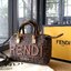 FENDI By The Way Mini Small brown FF fabric Boston bag / FENDI Bag พร้อมส่ง กระเป๋าสะพายใบเล็ก ผลิตจากผ้าแจ็คการ์ดลาย FF เป็นเอกลักษณ์ **สินค้าเกรดออริจินอล 1:1 สลับแท้