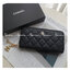 พร้อมส่งรุ่นขายดี! Don't Miss! Chanel Beaute Wallet Complimentary VIP Gift With Purchase (GWP) กระเป๋าสตางค์พรีเมี่ยมกิ๊ฟ จาก Chanel Cosmetic Counter Duty free วัสดุหนังคาเวียร์สวยหรูเปิดปิดด้วยซิปสะดวกใช้ ด้านหน้าประดับโลโก้แบรนด์อะไหล่ทอง ภายในมีช่