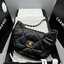 CHANEL 19 Hobo Bag Black Mixed Metal Hardware กระเป๋าสะพายหนังแท้ เกรดออริ ท็อป สลับแท้ 1:1 ผ่านทุก ตม ใช้งานต่างประเทศได้