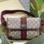 GUCCI Ophidia GG small belt bag / Gucci Belt Bag กระเป๋าคาดอก คาดเอว หนังแท้ผสมแคนวาส หล่อ สวย เท่ คูลๆ ควรมีเข้ากับทุกชุด ใช้ได้ตลอดกาล ไม่ตกยุค เกรดออริ 1:1 สลับแท้ ใช้งานต่างประเทศได้
