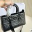 DIOR Lady D-Sire My ABCDior Bag Macrocannage Crinkled Leather กระเป๋าสะพายซีซันใหม่ ดีไซส์หนังย่น โทนดำทั้งใบสวยหรูคลาสสิก เกรดออริ 1:1 ใช้งานต่างประเทศได้