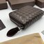 พรีเมี่ยมกิ๊ฟแท้ 100% 】หนังแท้ Bottega Veneta Intrecciato Nappa Short Zip Around Wallet