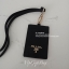 ที่ห้อยบัตรสุดหรู จากแบรนด์ PRADA ช่องใส่บัตรด้านหน้าและด้านหลัง ใส่บัตร ประชาชน บัตร ATM ได้ อะไหล่ปั้มแบรนด์สีทอง