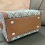 mini TORY BURCH FACTORY MONOGRAM JACQUARD BOSTON BAG กระเป๋าทรงหมอนรุ่นใหม่ล่าสุดจาก TORY BURCH FACTORY วัสดุ Woven Jacquard & Leather ในลาย Jacquard จะถือหรือสะพายก็สวยหรู ทรง Boston อะไหล่ทอง