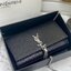 YSL kate medium chain bag in grain de poudre embossed leather 24cm กระเป๋าสะพายแบรนด์หรู รุ่นฮิตลอดกาล งานสวยดูดีมีระดับ ปั้มทุกจุด ขนาดกระทัดรัดกำลังดี มาพร้อมาสะพายโซ่ยาว เลื่อนปรับเป็น 2 แถว เพื่อสะพายเป็นสายสั้นได้ ด้านในโล่งกว้าง ใส่กระเป๋าสตางค์ใบยา