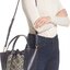 Tory T Monogram Mcgraw Dragonfly / Tory burch bucket กระเป๋าถือหรือสะพายไหล่ วัสดุหนัง Jacquard อะไหล่ทอง ทรงปีก เปิด-ปิด ด้วยกระดุมแม่เหล็ก ด้านในโลง มี 2ช่องเล็ก จุของได้เยอะ น้ำหนักเบา สายสะพาย crossbody ได้ ปรับระดับได้