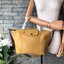 LONGCHAMP LE PLIAGE CUIR TOP HANDLE BAG S รุ่น 1512 กระเป๋าถือขนาดกำลังดี วัสดุหนังแกะ Metis