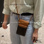 CELINE PHONE POUCH WITH FLAP IN TRIOMPHE CANVAS AND LAMBSKIN กระเป๋าใส่โทรศัพท์ เกรดท็อปออริจินอล 1:1 สลับแท้