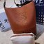 พร้อมส่งความสวย! Super Rare! ห้ามพลาด! LOEWE HOBO LEATHER SHOULDER BAG VIP GIFT WITH PURCHASE (GWP) กระเป๋าหนังแท้พรีเมี่ยมกิ๊ฟ Limited Edition จาก LOEWE PERFUME DUTYFREE รุ่น Rare items วัสดุหนังแท้ Lambskin หนังนิ่มสวยดีไซน์หรูด้านหน้าฉลุโลโก้ Loewe Ana