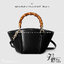 GUCCI Mini bamboo top handle tote bag กระเป๋าสะพายทรงตะกร้า หูจับลายไม้ไผ่ตัดสีได้อย่างลงตัว ถือแล้วดูขับผิวสวยงาม งานหนังแท้หนังเงาดูแพง ให้ความรู้สึกถึงงานฝีมือที่โดดเด่น ด้วยฐานทรงหกเหลี่ยม พร้อมส่งที่นี่ก่อนใคร รีบจับจองเลยน้า