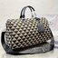 PRADA Large Boston jacquard Bag / Prada Symbole embroidered jacquard fabric travel bag 17" กระเป๋าทรงบอสตันใบใหญ่ ภาพถ่ายจากงานขายจริง ใช้งานต่างประเทศได้