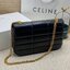 CELINE CHAIN SHOULDER BAG MATELASSE MONOCHROME ภาพสินค้าถ่ายจากงานขายจริง ใช้งานต่างประเทศได้