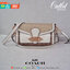 COACH SMALL JADE SHOULDER BAG IN BLOCKED SIGNATURE CANVAS (COACH 2723)🌹 สวยหรู ดูแพงมากๆ กับรุ่นนี้ วัสดุหนังแท้ ผสมแคนวาสอย่างดี หนังนิ่มมากๆ ด้านข้างเป็นหนังลายงูสังเคราะห์ ทรงสวยมากๆ มีสายให้ 2 เส้น สายสั้น และสายยาว ถอดได้ทั้ง 2 สาย จะถือเป็นค