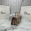 8" DIOR Mini Dior Ange Bag / Dior Clutch Bag Macrocannage CD clasp with white resin pearl กระเป๋าถือพร้อมสายสะพาย ประดับตัวล็อคมุก สวยงามเหนือกาลเวลา เกรดออริ 1:1