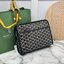 ORI หนังแท้ | Goyard Jouvence MM Toiletry Bag / Goyard Clutch bag กระเป๋าทรงคลัชกะทัดรัด เหมาะสำหรับการเก็บของในแนวตั้งและป้องกันการหกหรือรั่วไหล แคนวาสทำความสะอาดง่าย
