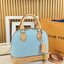 LV Alma BB Monogram Vernis Leather New Remix Colorful Chic and Yellow | Sky | Neon Pink กระเป๋าสะพายสีพาสเทล เกรดออริ สลับแท้ 1:1 ใช้งานต่างประเทศได้ ภาพถ่ายจากงานขายจริง