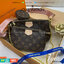 VIP GIFT 】LOUIS VUITTON MULTI-POCHETTE ACCESSOIRES Monogram พร้อมส่งที่ไทย 3 สีคลาสสิค