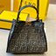 FENDI PEEKABOO XLITE TOTE Canvas Monogram Bag กระเป๋าทรงโท้ท ดีไซส์เป็นเอกลักษณ์ รุ่นหายาก ทรงสวยหรู ดูแพงเกินเบอร์!!