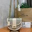 COACH ALIE SADDLE BAG IN SIGNATURE JACQUARD (C4694//C3464) New item!! กระเป๋าสะพายทรง saddle ดีไซน์วินเทจย้อนยุค แฝงความหรูในตัวด้วยอะไหล่สีทองเหลือง โดดเด่นไม่ซ้ำใครแน่นอน วัสดุผ้า jacquard สลับหนังแท้ ภายในเป็นช่องโล่ง มาพร้อมสายสะพายครอสบอดี้ ที่สามารถ