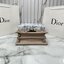 8" DIOR Mini Dior Ange Bag / Dior Clutch Bag Macrocannage CD clasp with white resin pearl กระเป๋าถือพร้อมสายสะพาย ประดับตัวล็อคมุก สวยงามเหนือกาลเวลา เกรดออริ 1:1