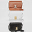 BURBERRY Leather Medium TB Bag / BURBERRY FRAGRANCES CROSSBODY BAG กระเป๋าสะพายหนังเรียบสวยอยู่ทรงดีไซน์ยอดนิยมประดับโลโก้แบรนด์ทองด้านหน้า เปิดปิดด้วยฝาปิดสัญลักษณ์ตัวB ภายในมีช่องแบ่งเป็นสัดส่วนมีช่องซิปหัวซิปแบรนด์