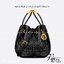 Medium DIOR Nolita Bag Black Macrocannage รุ่นใหม่ กระเป๋าสะพายทรงโท้ท งานหนังเต็มใบ สวยเรียบหรู ถือได้ สะพายยาวได้ เกรดออริ 1:1