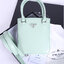 PRADA Small brushed leather tote กระเป๋าTote ขนาดเล็กที่มีดีไซน์ทรงเหลี่ยมโฉบเฉี่ยว วัสดุจากหนังเงาซึ่งเป็นวัสดุที่โดดเด่นของแบรนด์มาตั้งแต่ยุค 90'